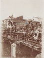 Polistena il ponte vecchio sullo Jerapotamo, con la processione inizio del 900.